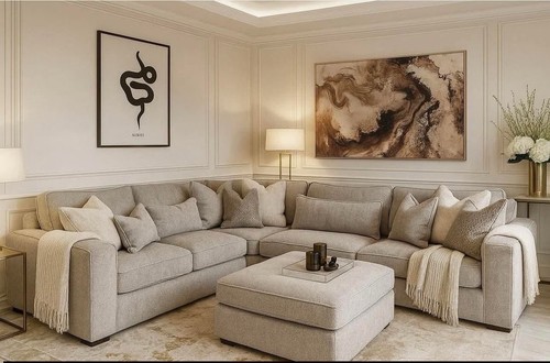 Luxury ruby corner sofa - luxury,
