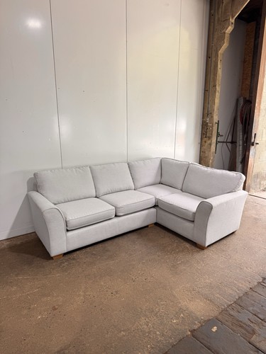 Cream corner sofa - sofa, |