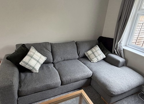 Next corner sofa grey deep - corner,