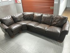 REAL LEATHER CORNER SOFA