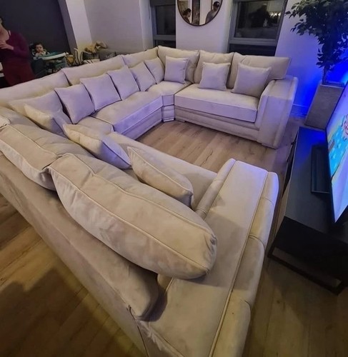 Shape corner sofa beige - beige, |