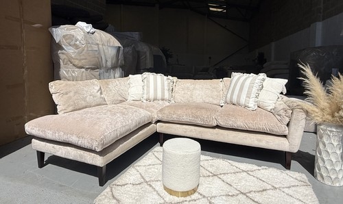 Beige laura ashley corner - ashley, sofa