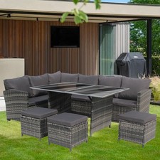 Garden Corner Sofa Rattan