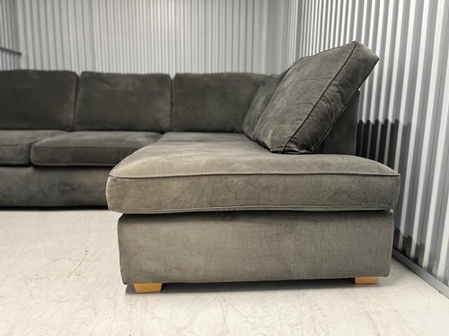 Dfs okra shaped corner sofa - okra,