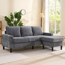 L-Shaped Corner Sofa with